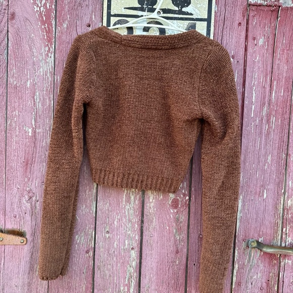 Urban outfitters brown cardigan, like new, worn once - Picture 2 of 5